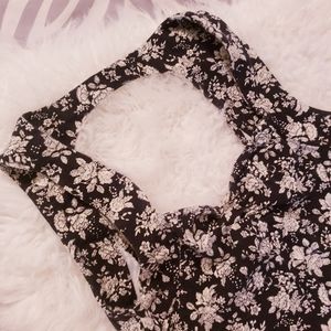 Floral crop top
